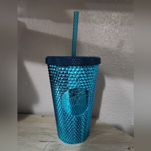 New starbucks blue cup.